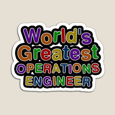 World's Greatest OPERATIONS ENGINEER Sticker
