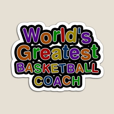 World's Greatest BASKETBALL COACH Sticker