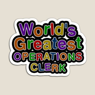 World's Greatest OPERATIONS CLERK Sticker