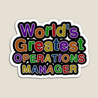 World's Greatest OPERATIONS MANAGER Sticker