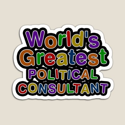 World's Greatest POLITICAL CONSULTANT Sticker