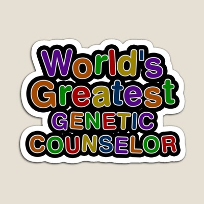 World's Greatest GENETIC COUNSELOR Sticker