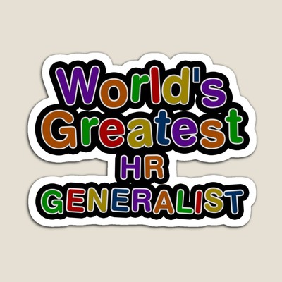 World's Greatest HR GENERALIST Sticker