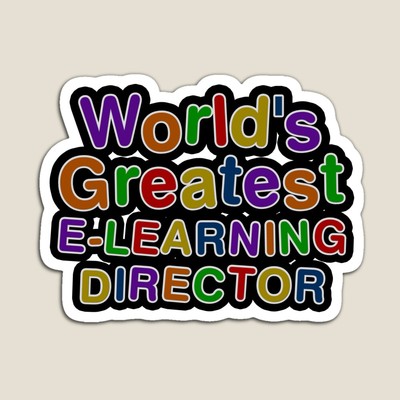 World's Greatest E-LEARNING DIRECTOR Sticker