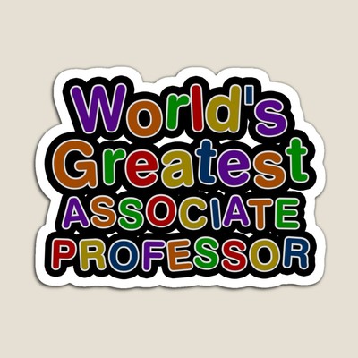 World's Greatest ASSOCIATE PROFESSOR Sticker