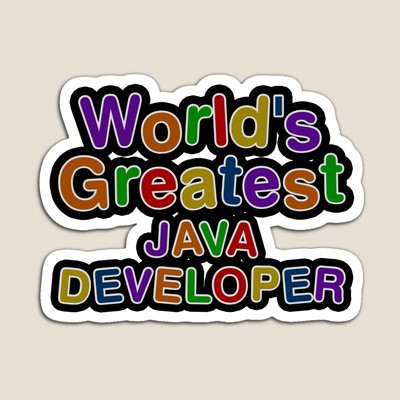 World's Greatest JAVA DEVELOPER Sticker