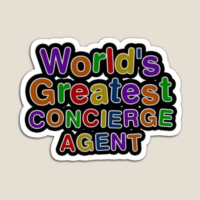 World's Greatest CONCIERGE AGENT Sticker