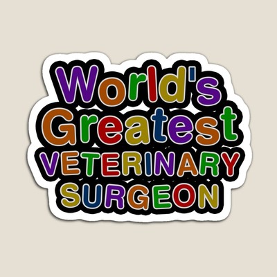 World's Greatest VETERINARY SURGEON Sticker
