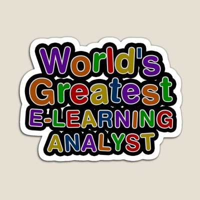 World's Greatest E-LEARNING ANALYST Sticker