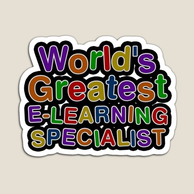 World's Greatest E-LEARNING SPECIALIST Sticker