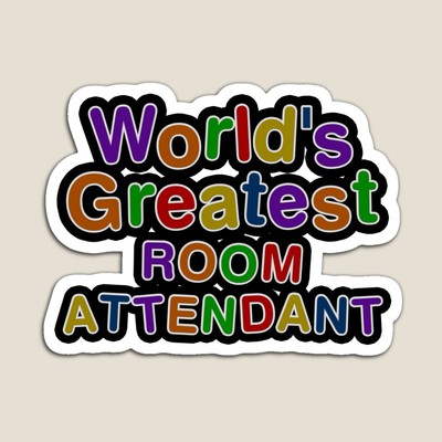 World's Greatest ROOM ATTENDANT Sticker