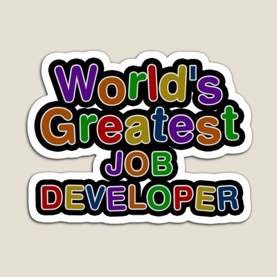 World's Greatest JOB DEVELOPER Sticker