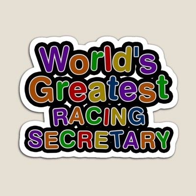 World's Greatest RACING SECRETARY Sticker