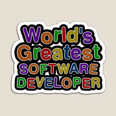 World's Greatest SOFTWARE DEVELOPER Sticker