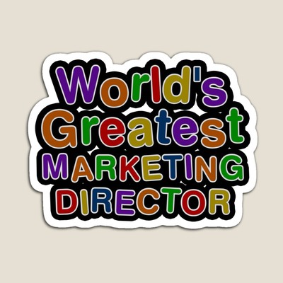 World's Greatest MARKETING DIRECTOR Sticker
