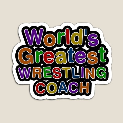 World's Greatest WRESTLING COACH Sticker