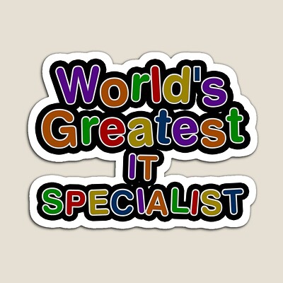 World's Greatest IT SPECIALIST Sticker