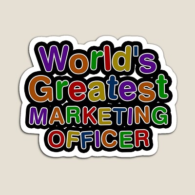 World's Greatest MARKETING OFFICER Sticker