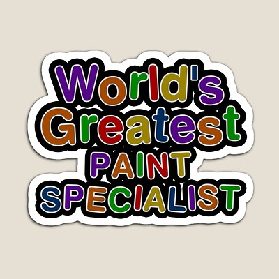 World's Greatest PAINT SPECIALIST Sticker