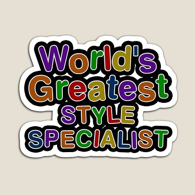 World's Greatest STYLE SPECIALIST Sticker