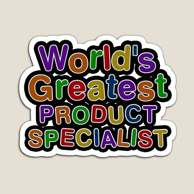 World's Greatest PRODUCT SPECIALIST Sticker