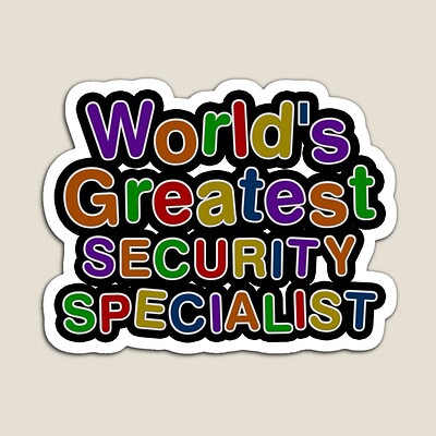 World's Greatest SECURITY SPECIALIST Sticker