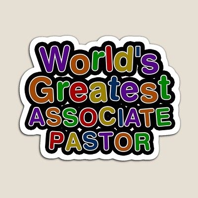 World's Greatest ASSOCIATE PASTOR Sticker