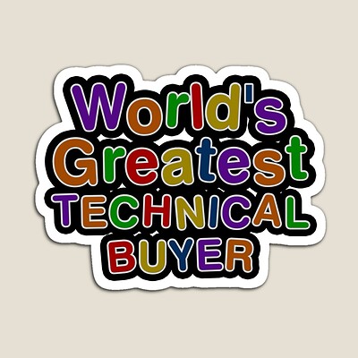 World's Greatest TECHNICAL BUYER Sticker