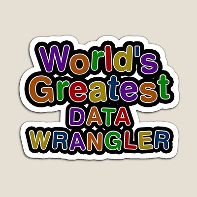 World's Greatest DATA WRANGLER Sticker