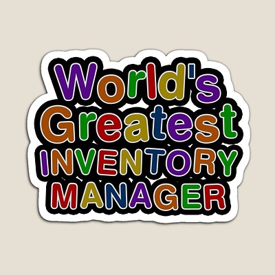 World's Greatest INVENTORY MANAGER Sticker