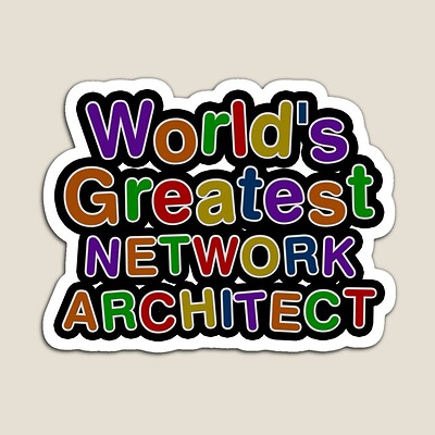World's Greatest NETWORK ARCHITECT Sticker