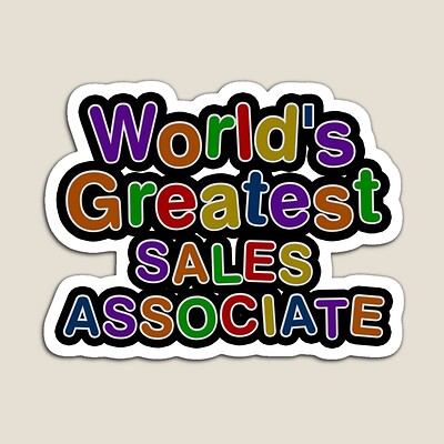 World's Greatest SALES ASSOCIATE Sticker