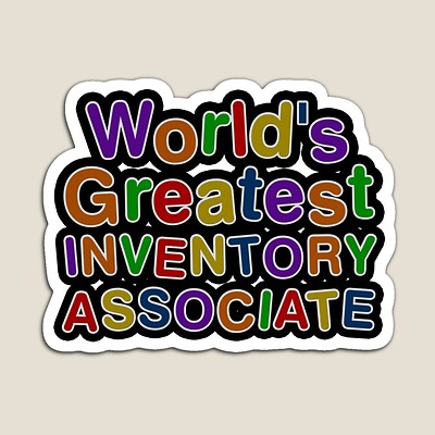 World's Greatest INVENTORY ASSOCIATE Sticker