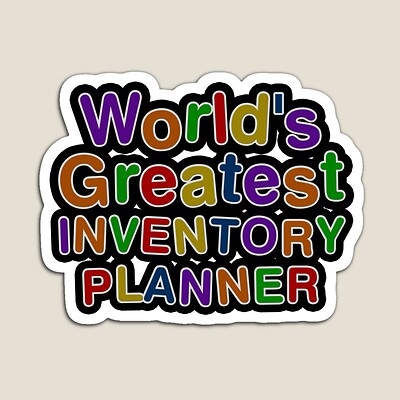 World's Greatest INVENTORY PLANNER Sticker