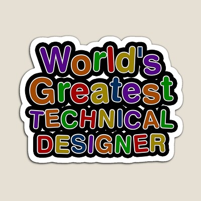 World's Greatest TECHNICAL DESIGNER Sticker