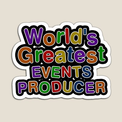 World's Greatest EVENTS PRODUCER Sticker