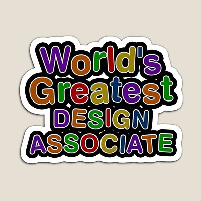 World's Greatest DESIGN ASSOCIATE Sticker