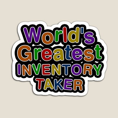 World's Greatest INVENTORY TAKER Sticker
