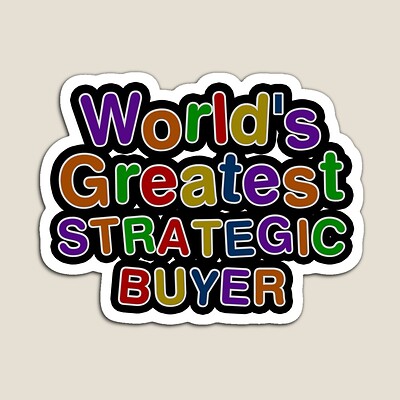 World's Greatest STRATEGIC BUYER Sticker