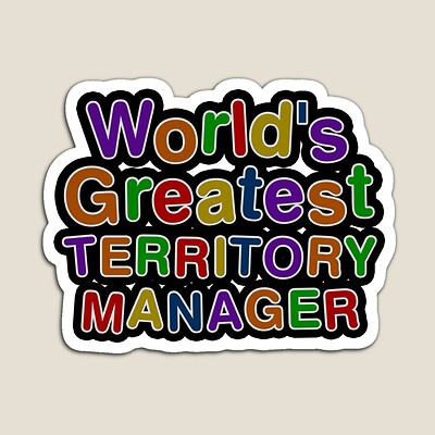 World's Greatest TERRITORY MANAGER Sticker