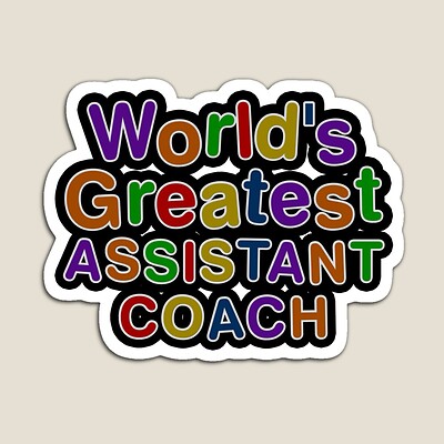 World's Greatest ASSISTANT COACH Sticker
