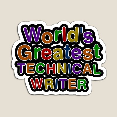 World's Greatest TECHNICAL WRITER Sticker