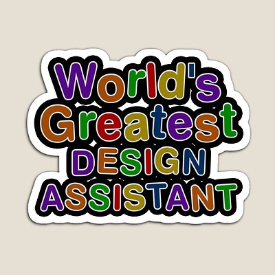 World's Greatest DESIGN ASSISTANT Sticker