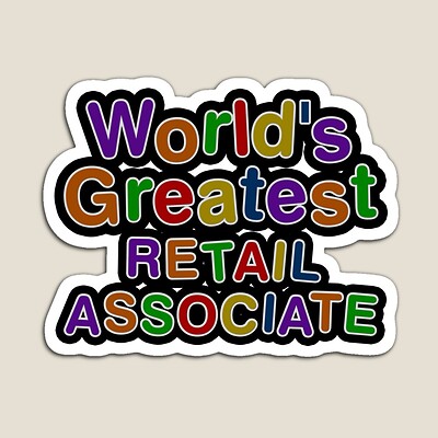World's Greatest RETAIL ASSOCIATE Sticker