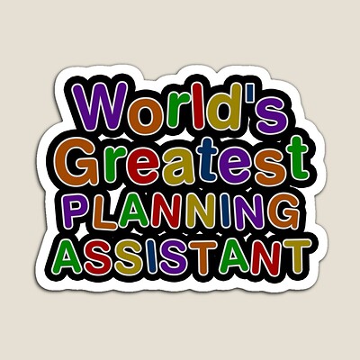 World's Greatest PLANNING ASSISTANT Sticker