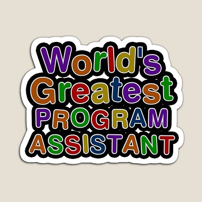World's Greatest PROGRAM ASSISTANT Sticker