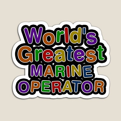 World's Greatest MARINE OPERATOR Sticker