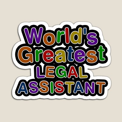 World's Greatest LEGAL ASSISTANT Sticker
