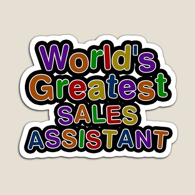 World's Greatest SALES ASSISTANT Sticker