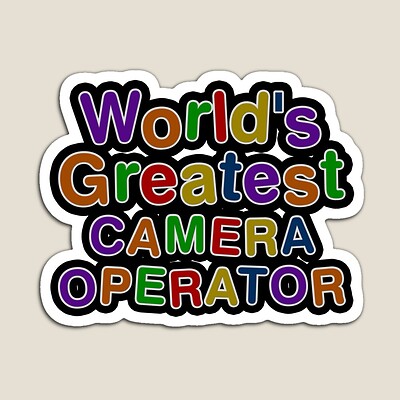 World's Greatest CAMERA OPERATOR Sticker